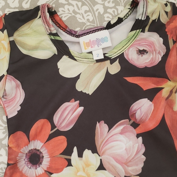 Lularoe Rare Adeline Floral Dress New NWT - Picture 2 of 5